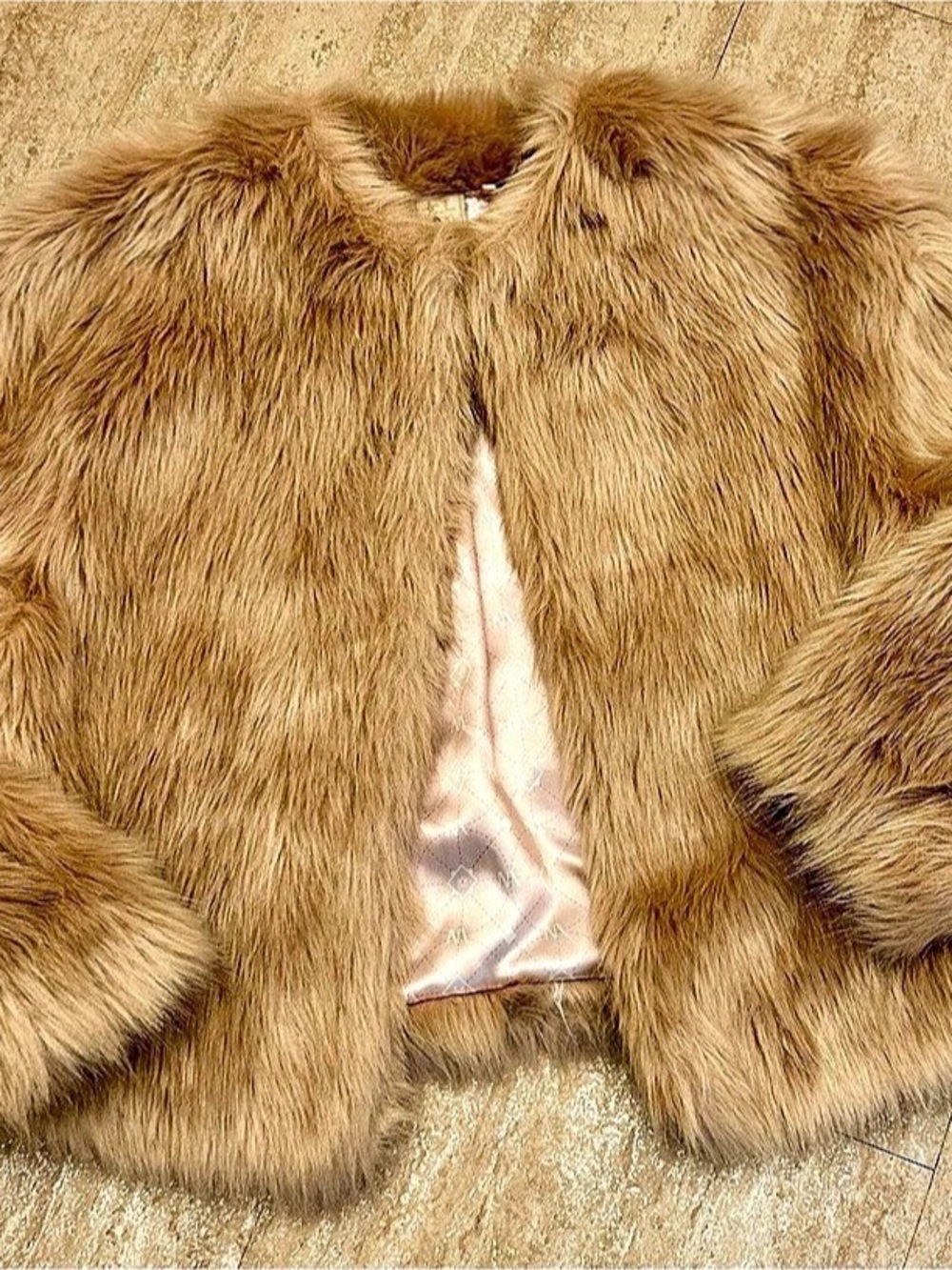 H&M Niki Minaj Faux Fur Us 4 Limited Edition Jacket 2017 Holiday Capsule